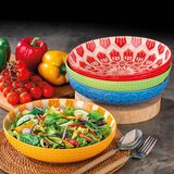 Signature Housewares Stoneware Serving Bowl Set, 4 Piece