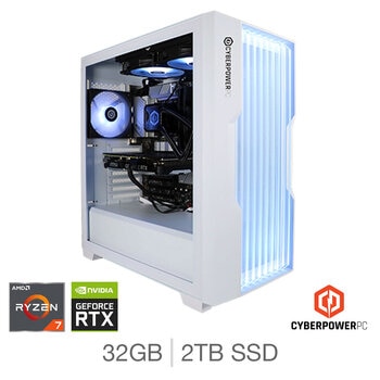 CyberPower, AMD Ryzen 7, 32GB RAM, 2TB SSD , NVIDIA GeForce RTX 5080, Gaming Desktop PC