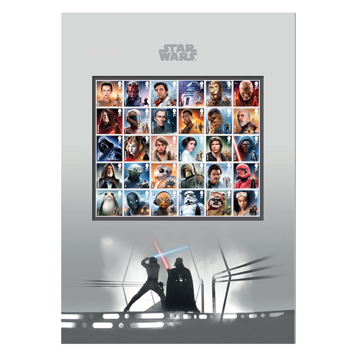 Star Wars Royal Mail® Collectable Stamps - Complete Stamp Collection