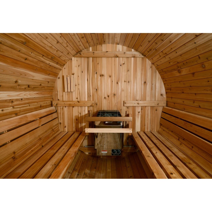 Almost Heaven Morgan 4 Person Barrel Steam Sauna | Costco UK