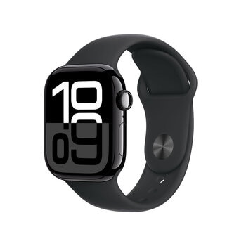 Apple Watch Series 10 GPS + Cellular, 42mm Aluminium Case Sport Band - M/L