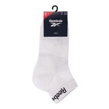 Reebok Unisex Essential Ankle Socks 6 Pack in White