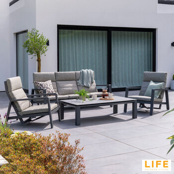 LIFE Outdoor Living Laguna 4 Piece Recliner Set