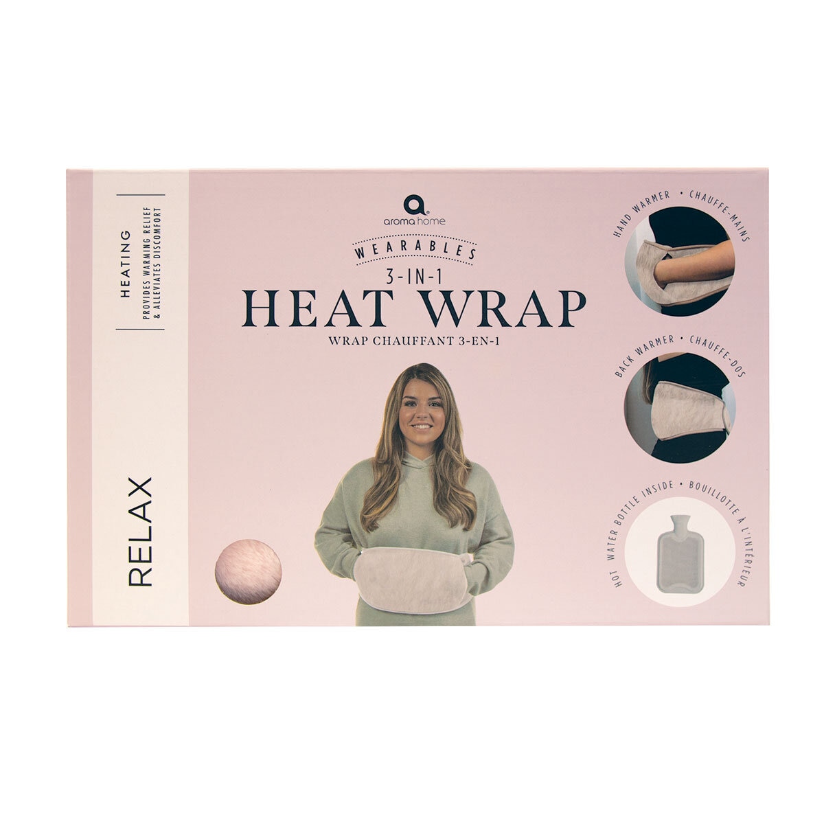 Aroma 3-IN-1 Heat Wrap  in Pink