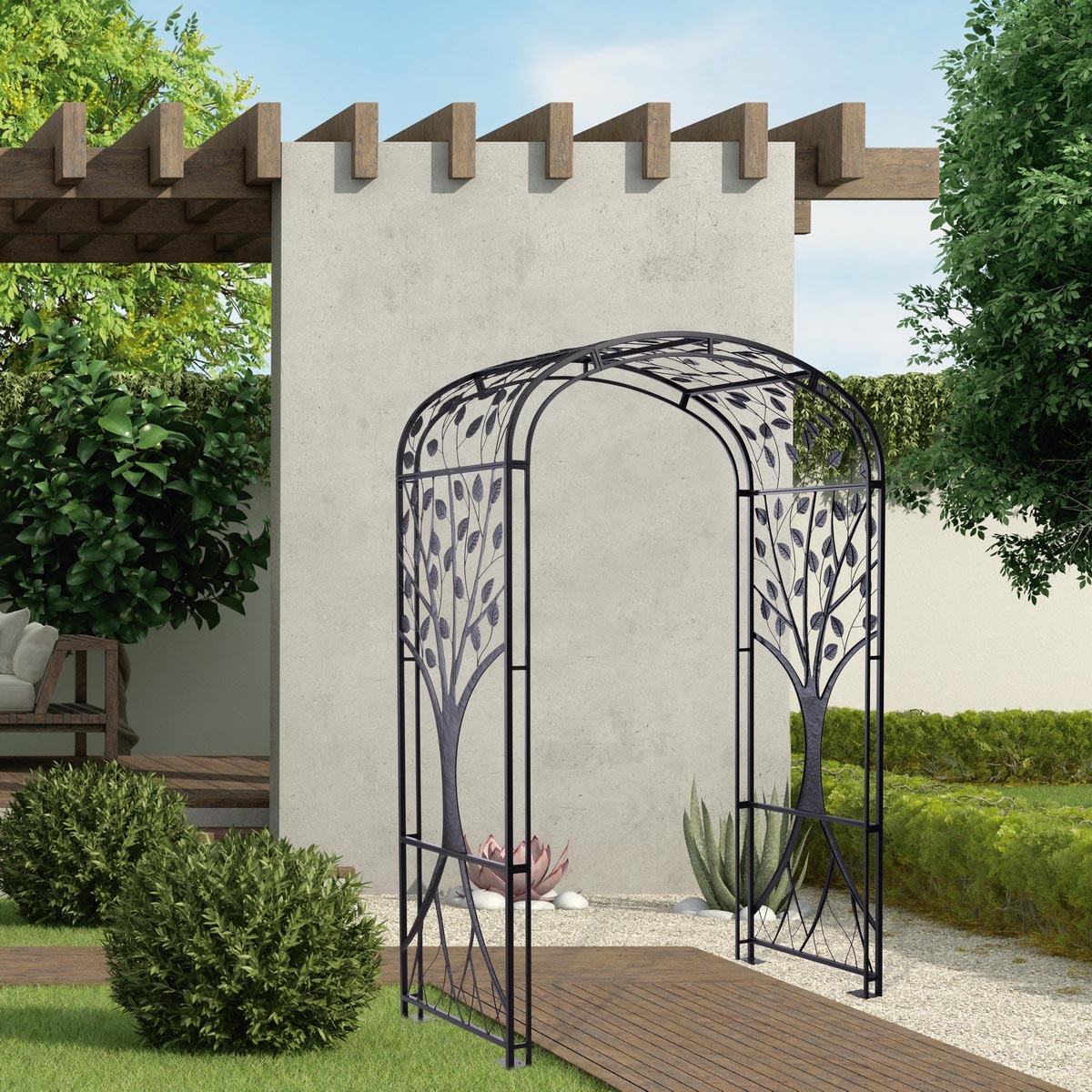 Mercuries 2 3m 7ft 6 Outdoor Decorative Steel Arch Costco Uk