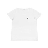 Jack Wills Ladies Fullford T-Shirt with Pocket in White