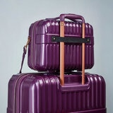 Rock Selene 4 Piece Hardside Luggage Set in Purple