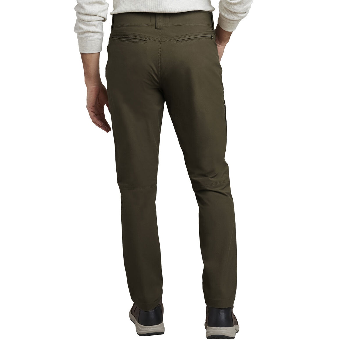 Kirkland Signature Men's Stretch Tech Pant in Brown