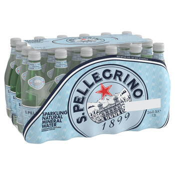 San Pellegrino Sparkling Mineral Water, 24 x 500ml