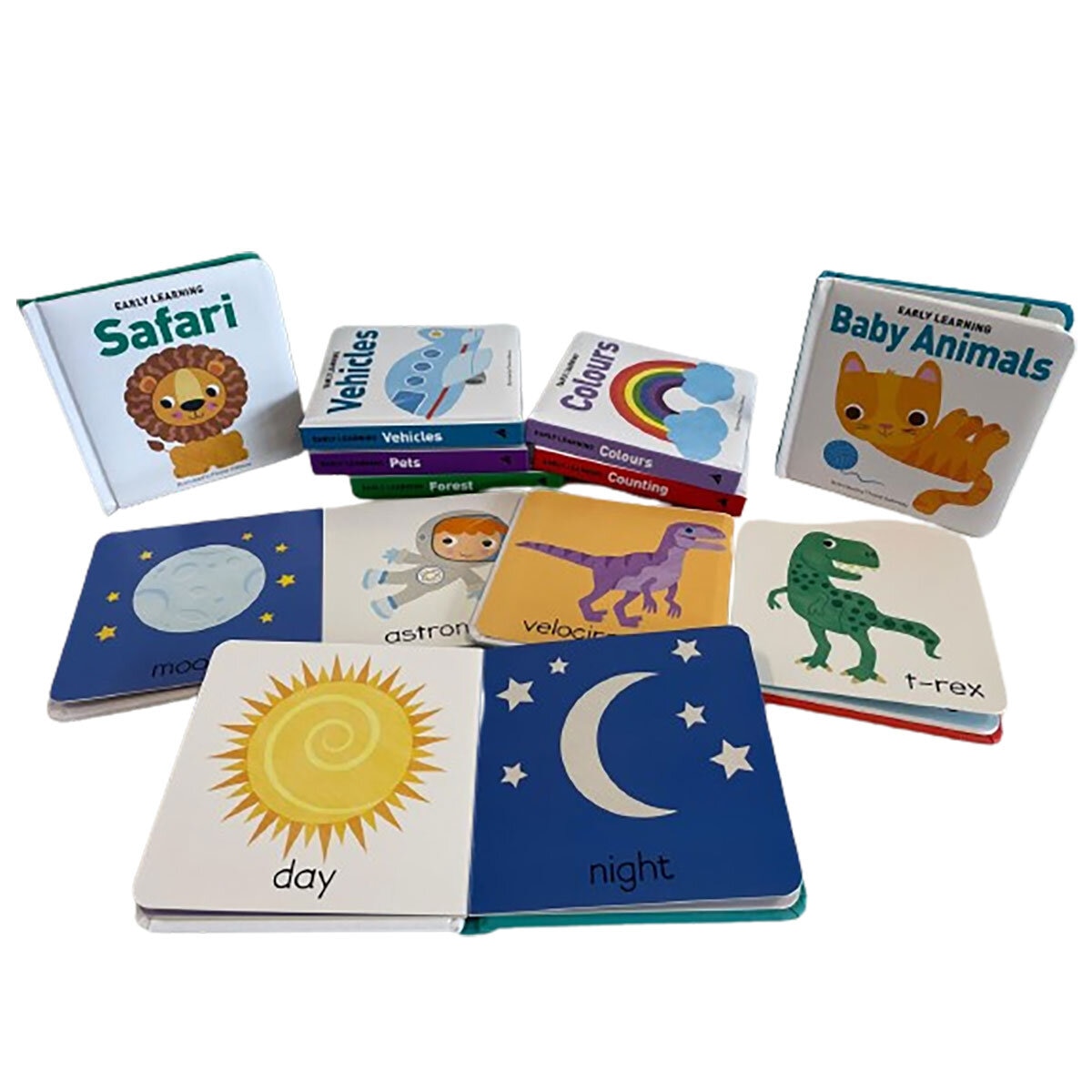 Carry Along x10 Board Books: Early Learning