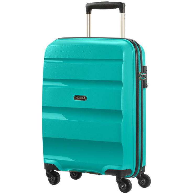 American Tourister Bon Air Carry On Spinner Case, Blue | Costco UK