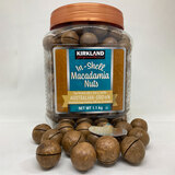 Front of Pack with Macadamia Nuts on Table