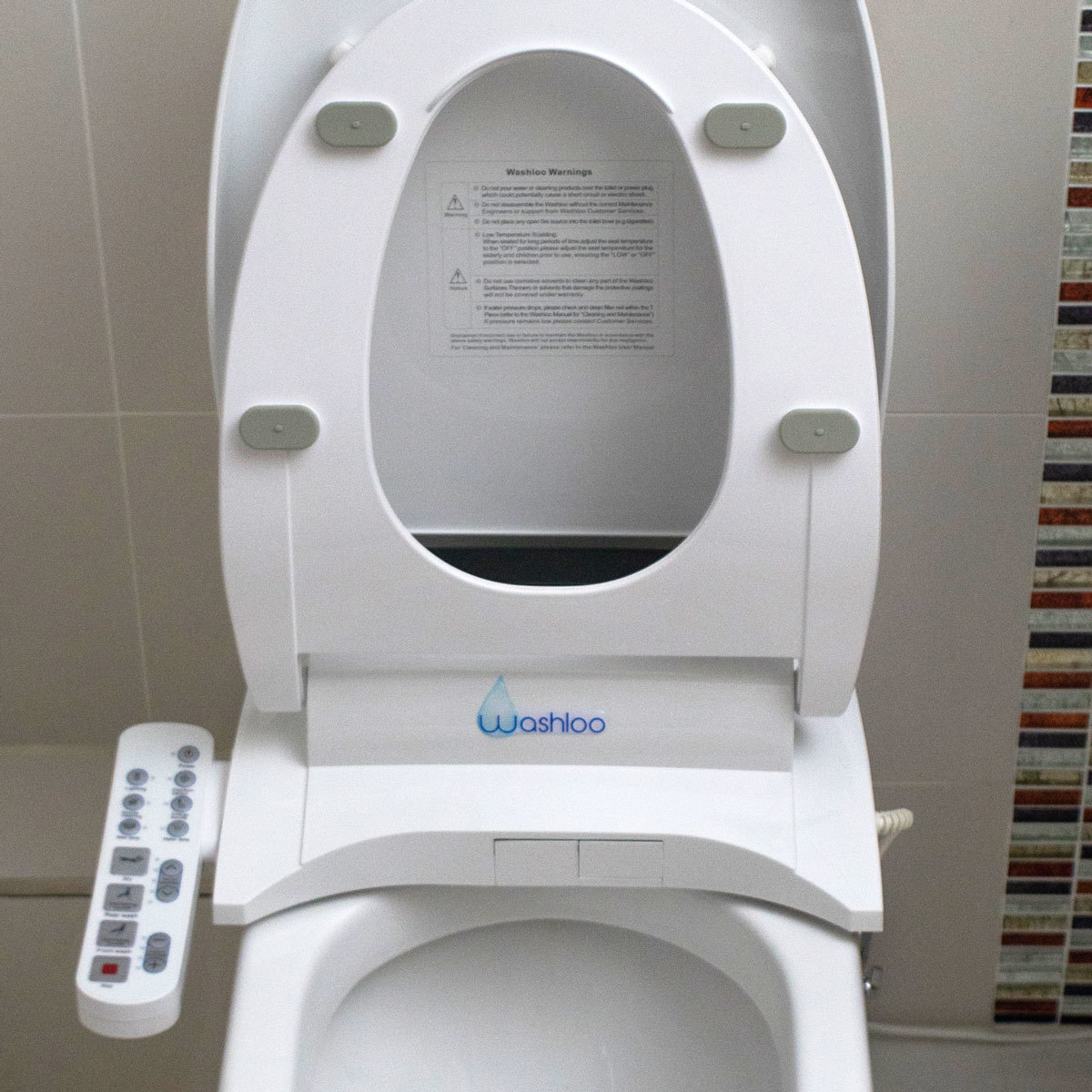 Washloo Omega Smart Electric Bidet Toilet Seat | Costco UK