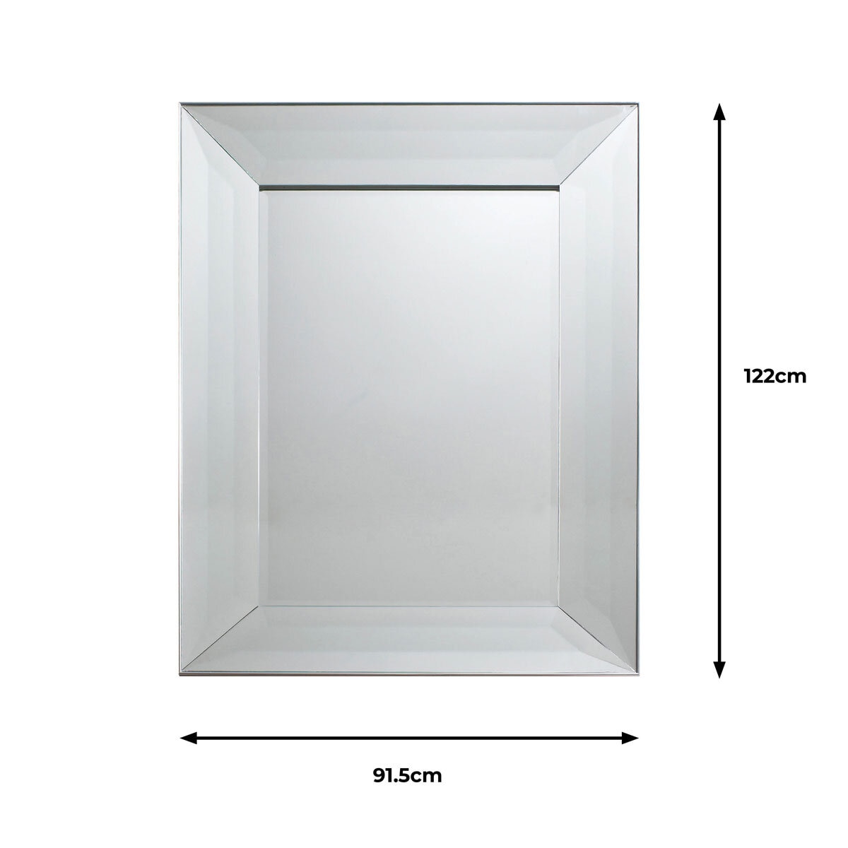 Gallery Ferrara Rectangle Mirror, 91 x 122cm