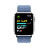 Buy Apple Watch SE GPS, 44mm Silver Aluminium Case with Storm Blue Sport Band Loop, MREF3QA/A @costco.co.uk