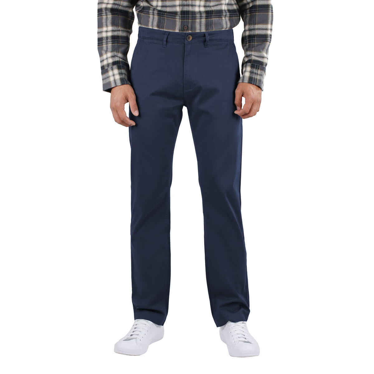 Jachs Mens Stretch Chino in Navy, W38 L34