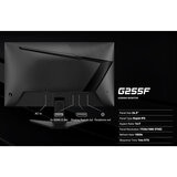 MSI G255F Full HD 180Hz IPS Curved Gaming Monitor, 9S6-3BC01M-004