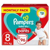 Pampers Baby Dry Pants Size 8, 96 Pack