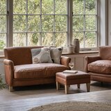 Gallery Mr. Paddington Vintage Brown Leather 2 Seater Sofa