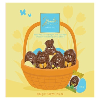 Hamlet Assorted Belgian Chocolate Easter Characters, 10 x 50g