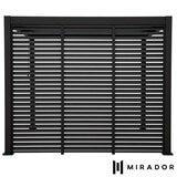 Mirador Louvered Wall (4 x 1m Width Sections) 