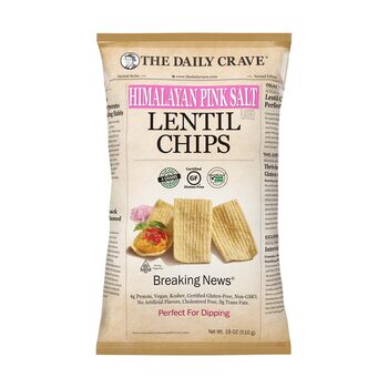 The Daily Crave Himalayan Pink Salt Lentil Chips, 510g