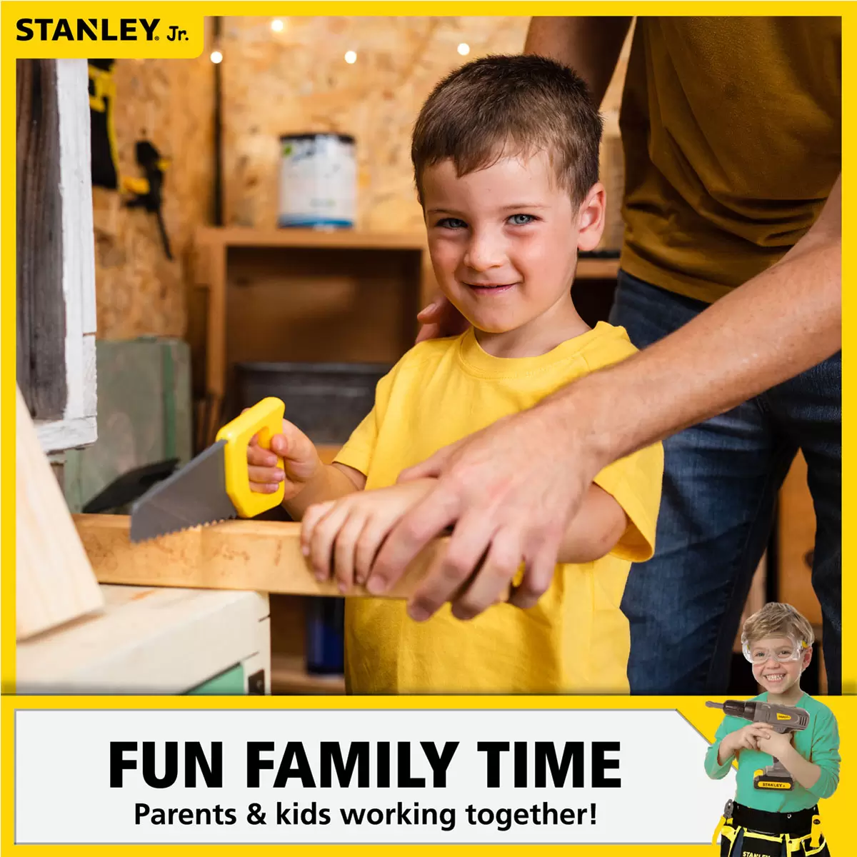 Stanley Jr. 7 Piece Tool Set  Real Tools for Kids 