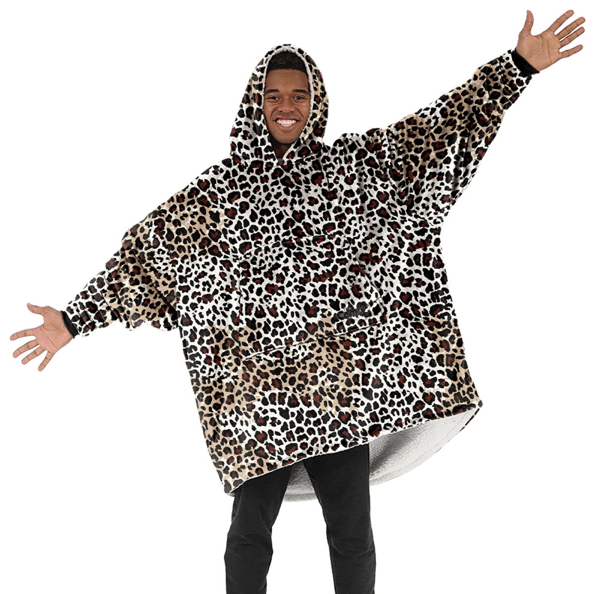 The Comfy® Original Wearable Blanket in Leopard Print