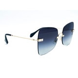 Miu Miu Women's Gold Sunglasses With Grey Lenses, SMU50W ZVN-5D1