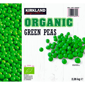 Kirkland Signature Organic Green Peas, 2.26kg