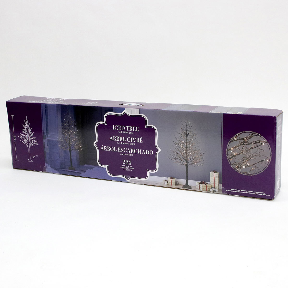 Buy 7ft LED Iced Tree Box Image at Costco.co.uk