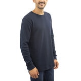 Jachs Mens Flannel Shirt & Thermal 2 Pack in Navy