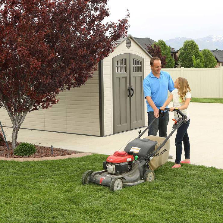 installed lifetime 8ft x 20ft 2.4 x 6.1m outdoor storage