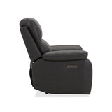 Gilman Creek Grey Leather Power Recliner