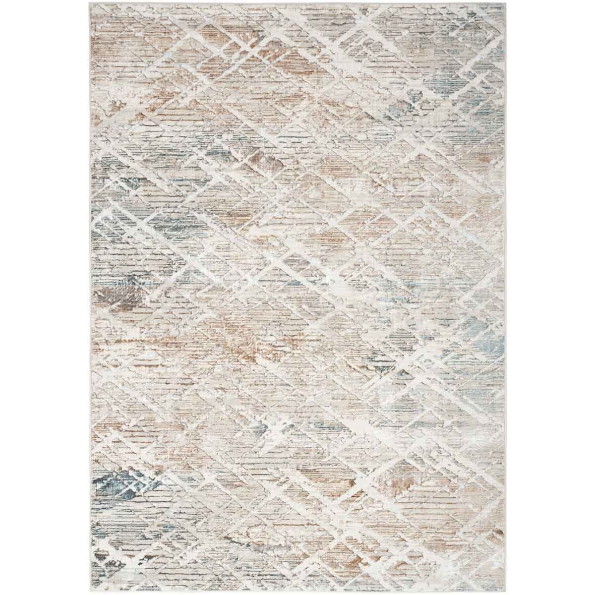 Glitz Grey Abstract Area Rug, 239 x 300 cm