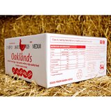 Box of eggs with nutritional information