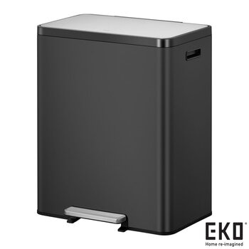 EKO Ecocasa II 60L Recycling Bin in Matte Black