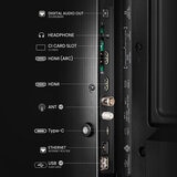 Connections for HISENSE 40A5NQTUK 40" QLED TV