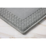 Paramount Memory Foam Plush Bath Mat in Grey, 60 x 91 cm