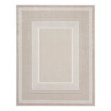 Glitz Ivory Border Rug in 3 Sizes