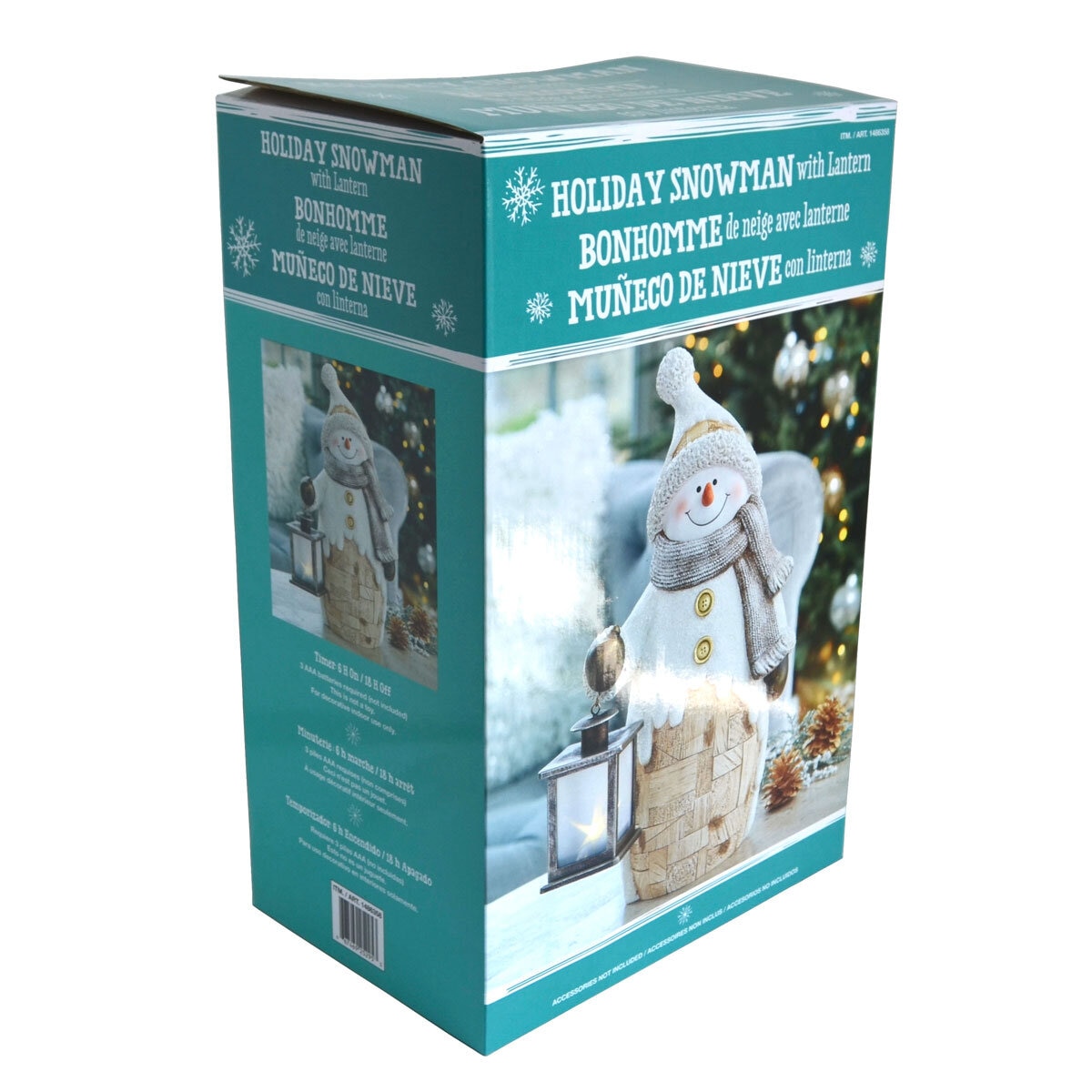 Buy Woodchip Figures Assortment Snowman Box Image at Costco.co.uk