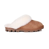 Kirkland Signature Ladies Shearling Slipper in Chestnut