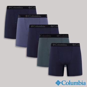 Columbia Men's Performance Stretch Boxer Briefs, 5 Pack