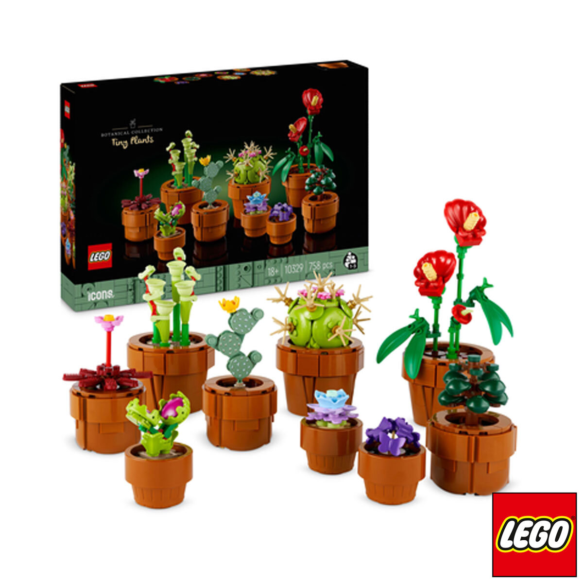 LEGO Icons Botanical Collection Tiny Plants - Model 10329  (+18 Years)