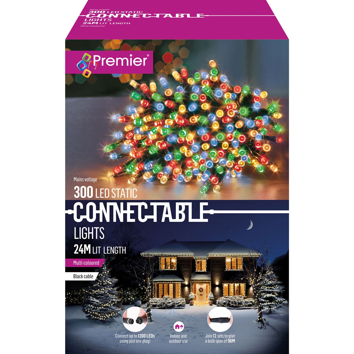 Buy 300 LED's Connectable Lights Multi LED's Box Image at Costco.co.uk