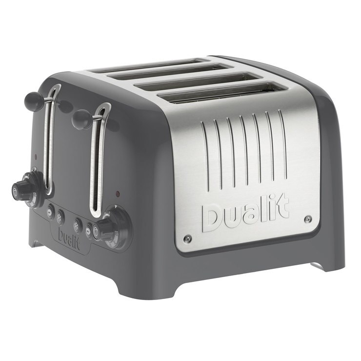 Dualit Lite Kettle And 4 Slot Toaster Set Grey 10126 Costco Uk