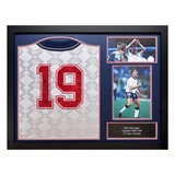 Paul Gascoigne Signed Framed 1990 England World Cup Football Shirt