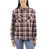 Jachs Ladies Girlfriend Shirt With Snap Buttons in Camel