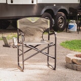 Timber Ridge Folding Directors Chair with Side Table