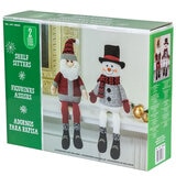 Buy Shelf Sitters Assortment Santa & Snowman Box Image at Costco.co.uk